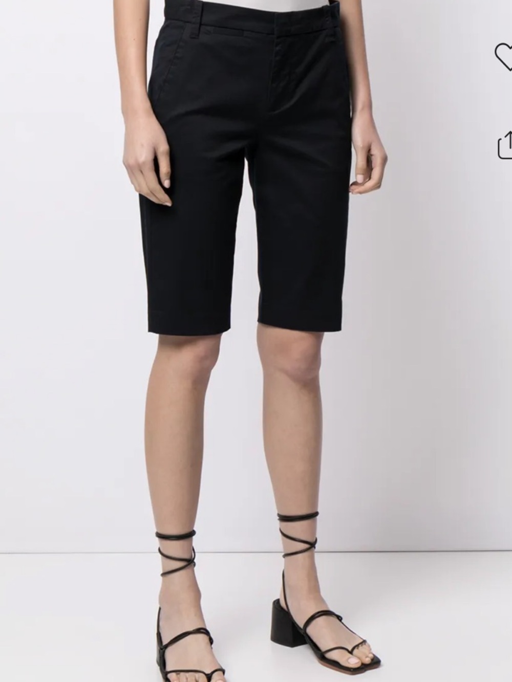 Vince Bermuda Shorts Black Size 8